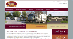 Desktop Screenshot of pleasantvalleyproperties.com